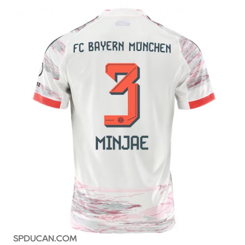 Muški Nogometni Dres Bayern Munich Kim Min-jae #3 Gostujuci 2025-26 Kratak Rukav